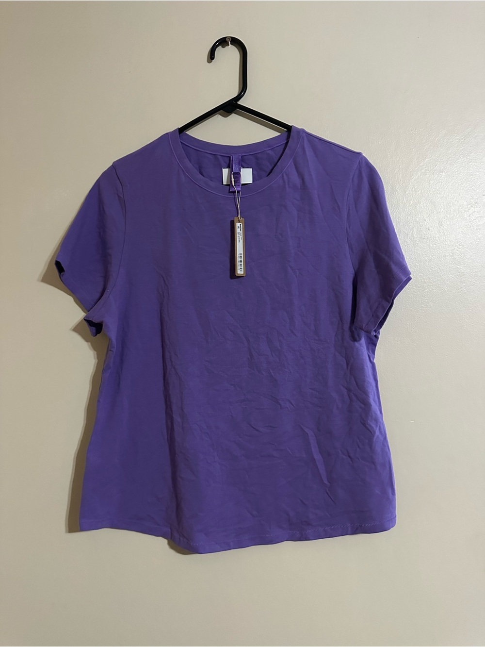 SKIMS Purple Short Sleeve Crewneck Tee